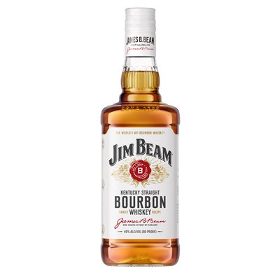 Jim Beam White Label Bourbon 750ml