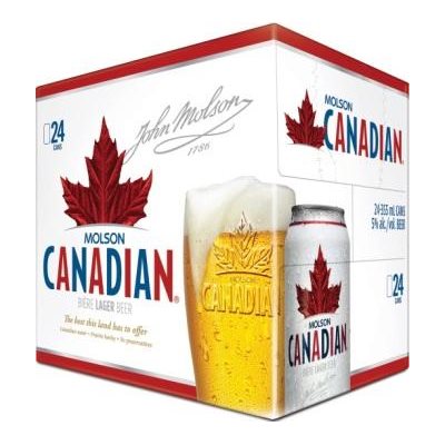 Molson Canadian Lager 24 B