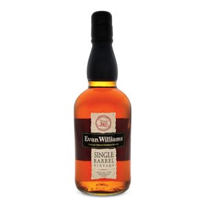 Evan Williams Single Barrel Bourbon Whiskey 750ml