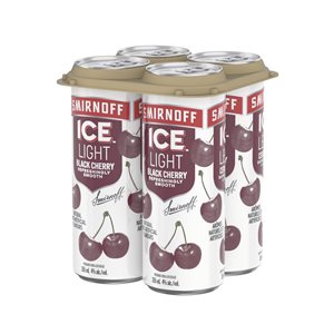 Smirnoff Ice Light Black Cherry & Soda 4 C