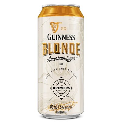Guinness American Blonde Lager 473ml