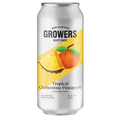 Growers Clementine Pineapple Flavoured Cider 473ml