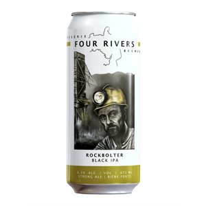 Four Rivers Rockbolter Black IPA 473ml