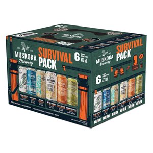 Muskoka Survival Pack 6 x 473ml C