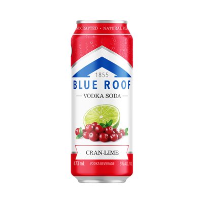 Blue Roof Vodka Soda Cran-Lime 473ml