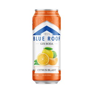 Blue Roof Gin Soda Citrus Blast 473ml