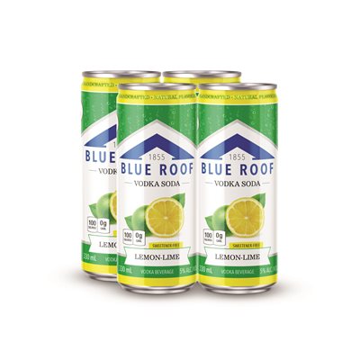 Blue Roof Vodka Soda Lemon-Lime 4 C