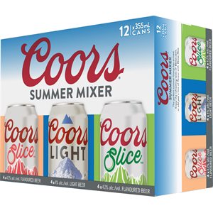 Coors Summer Mixer Pack 12 C