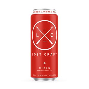 Lost Craft Rizen Amber Lagered Ale 473ml