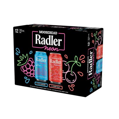 Moosehead Radler Neon Mix Pack 12 C