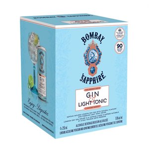 Bombay Sapphire Gin & Light Tonic 4 C