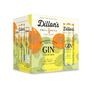 Dillons Tangerine, Lemon & A Hint Of Mint 6 C