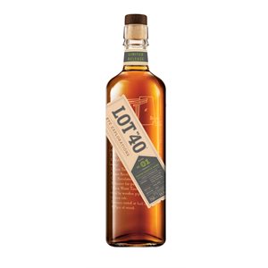 Lot 40 Peated Quarter Cask Canadian Whisky 750ml