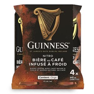 Guinness Nitro Cold Brew Beer 4 C