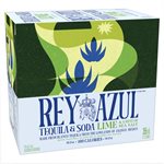 Rey Azul Tequila Soda & Lime & A Hint Of Sea Salt 6 C
