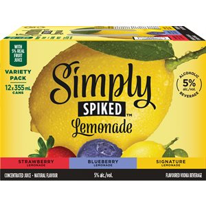 Simply Spiked Lemonade Variety Pack 12 C