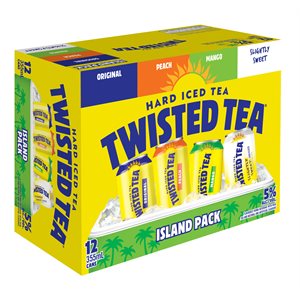 Twisted Tea Island Pack 12 C
