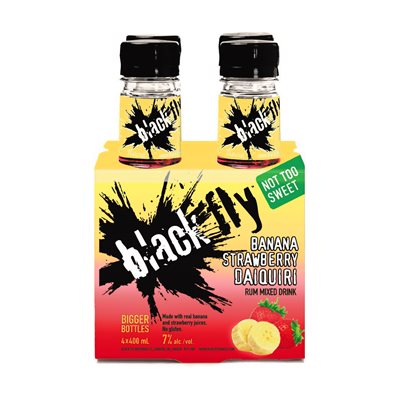 Black Fly Rum Banana Strawberry Daiquiri 4 B