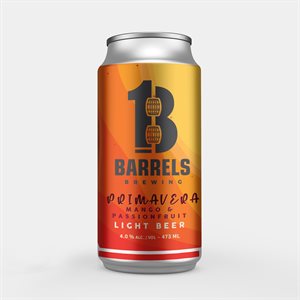 13 Barrels Brewing Primavera, Passionfruit & Mango Light Beer 473ml
