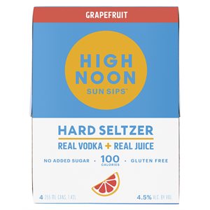 High Noon Sun Sips Grapefruit Seltzer 4 C