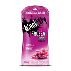 Black Fly Vodka Frozen Grape Pouch 296ml