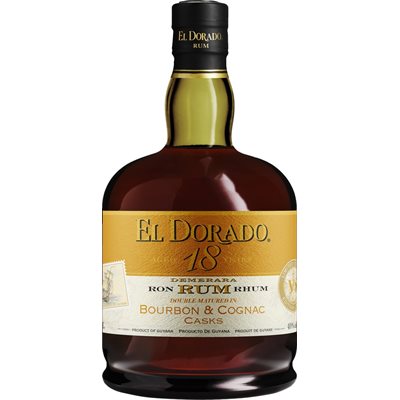 El Dorado Bourbon & Cognac Cask 18 YO 750ml