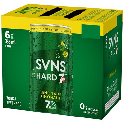 SVNS Hard Seltzer Lemonade 6 C