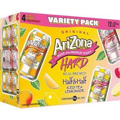 Arizona Hard Half & Half Mixer Pack 12 C