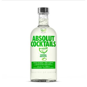 Absolut Vodka Mojito Cocktail 750ml