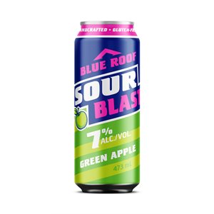 Blue Roof Sour Blast Green Apple 473ml