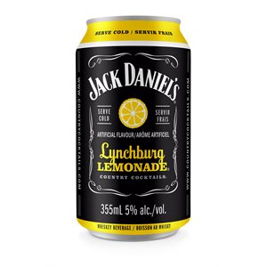 Jack Daniels Country Cocktail Lynchburg Lemonade 6 C